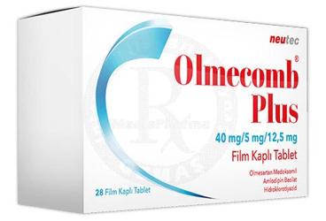 OLMECOMB PLUS 40/5/12.5 MG FILM KAPLI TABLET , FILM KAPLI TABLET, 28 ADET