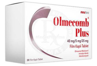 OLMECOMB PLUS 40 MG/5 MG/25 MG FILM KAPLI TABLET, 28 ADET