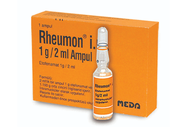 RHEUMON I.M. 1 G/2 ML ENJEKSİYONLUK ÇÖZELTİ İÇEREN AMPUL, 1 ADET