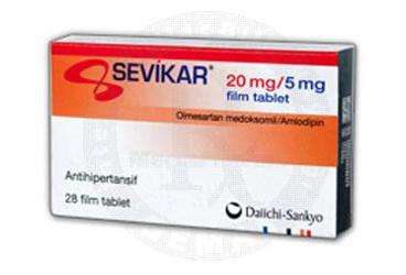 SEVİKAR 20 MG/5 MG FİLM KAPLI TABLET, 28 ADET