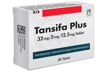 TANSİFA PLUS 32 MG/5 MG/12.5 MG TABLET, 28 ADET