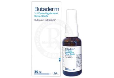 BUTADERM % 1 DERİYE UYGULANACAK SPREY, ÇÖZELTİ, 30 ML