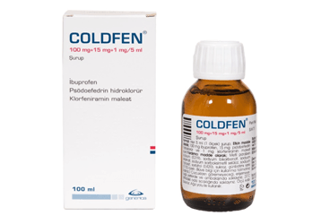 COLDFEN 100 MG+15 MG+1 MG/5 ML ŞURUP, 100 ML