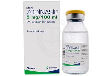 ZODİNASİL 5 MG/100 ML IV İNFÜZYONLUK ÇÖZELTİ