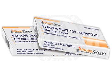 FEMARİS PLUS 150 MG/5600 IU FİLM KAPLI TABLET, 3 ADET