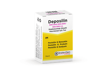 DEPOSİLİN 600.000/300.000/300.000 I.U. ENJEKSİYONLUK ÇÖZELTİ HAZIRLAMAK İÇİN TOZ VE ÇÖZÜCÜ