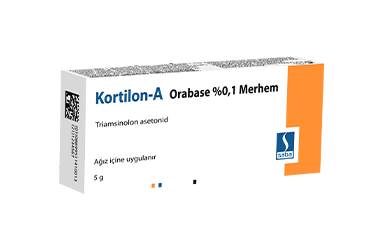 KORTİLON-A ORABASE %0,1 MERHEM, 5 GRAM