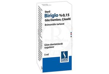 Biriglo %0,15 Göz Damlası, Çözelti, 1 ADET