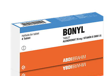 BONYL 70 MG/2800 IU TABLET, 4 ADET