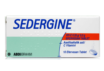SEDERGINE VIT-C 0.33G/0.2G EFERVESAN TABLET, 20 ADET