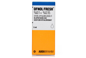 OFNOL FRESH % 0.1 + %0.15 STERİL OFTALMİK ÇÖZELTİ, 1 ADET