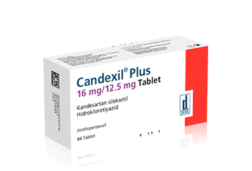 CANDEXIL PLUS 16 MG/12.5 MG TABLET, 84 ADET