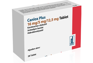 CANLOX PLUS 16 MG/5 MG/12.5 MG TABLET, 28 ADET