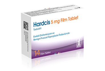 HARDCIS 5 MG FILM KAPLI TABLET, 14 ADET