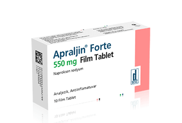 APRALJIN FORTE 550 MG FILM KAPLI TABLET, 10 ADET