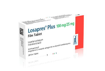 Losapres Plus 100 mg/25 mg Film Kaplı Tablet
