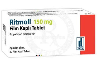 RİTMOLL 150 MG FİLM KAPLI TABLET, 30 ADET