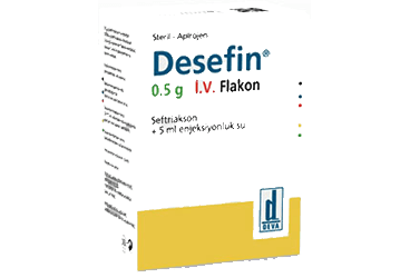 DESEFIN 0,5 G I.V. ENJEKSİYONLUK/İNFÜZYONLUK ÇÖZELTİHAZIRLAMAK İÇİN TOZ, 1 ADET