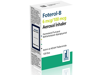 FOTEROL-B 6 MCG/100 MCG İNHALASYON ÇÖZELTİSİ İÇEREN AEROSOL, 120 DOZ