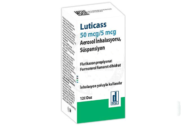 LUTİCASS 50 MCG/5 MCG AEROSOL İNHALASYONU, SÜSPANSİYON, 120 DOZ
