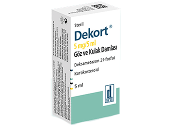 DEKORT 5 MG/5 ML GÖZ VE KULAK DAMLASI, ÇÖZELTİ, 5 ML