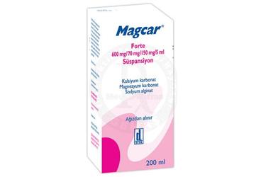 MAGCAR FORTE 600 MG/70 MG/150 MG/5 ML SÜSPANSİYON, 200 ML