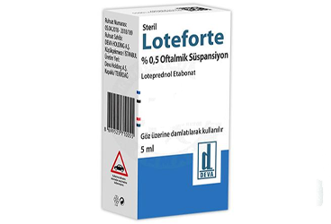 LOTEFORTE % 0,5 OFTALMİK SÜSPANSİYON, 1 ADET