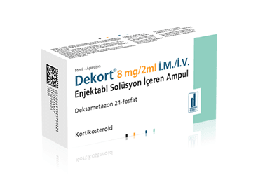 DEKORT 8 MG/2 ML I.M./I.V. ENJEKSİYONLUK ÇÖZELTİ, 1 AMPUL