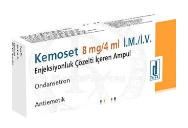 KEMOSET 8 MG/4 ML IM/IV ENJEKSIYONLUK COZELTI ICEREN AMPUL, 1 ADET
