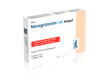 NOROGRİZOVİM I.M. ENJEKSİYONLUK ÇÖZELTİ, 10 AMPUL (5+5)