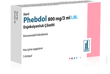 PHEBDOL 800 MG/3 ML IM ENJEKSİYONLUK ÇÖZELTİ, 3 ADET