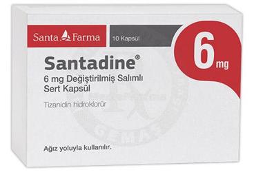 SANTADİNE 6 MG DEĞİŞTİRİLMİŞ SALIMLI SERT KAPSÜL, 10 ADET