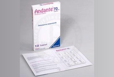 ANDANTE 70 MG TABLET, 12 TABLET