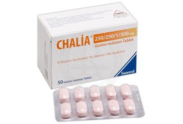 CHALİA 250/250/1/300 MG GASTRO-REZİSTAN TABLET, 50 ADET