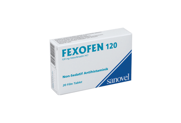 FEXOFEN 120 MG FİLM KAPLI TABLET, 20 ADET