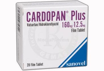CARDOPAN PLUS 160 MG /12.5 MG FILM KAPLI TABLET, 28 TABLET