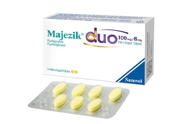 MAJEZIK DUO 100MG/8MG FILM KAPLI TABLET, TABLET, 14 ADET