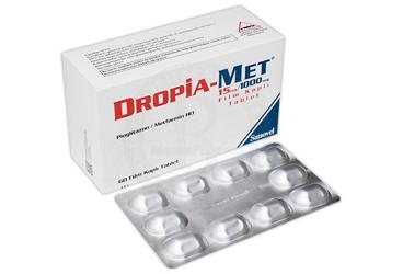 DROPİA-MET 15 MG /1000 MG FİLM KAPLI TABLET, 60 ADET