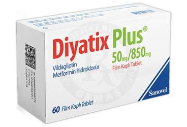 Diyatix Plus 50 mg/850 mg Film Kaplı Tablet, 60 ADET