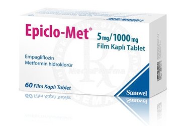 Epiclo-Met 5 mg/1000 mg Film Kaplı Tablet (60 adet)