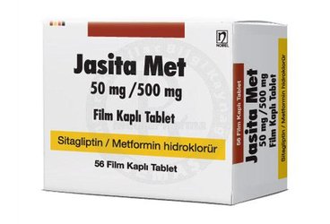 Jasita Met 50 mg/500 mg Film Kaplı Tablet (56 Adet)