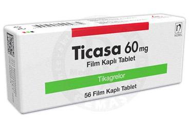 TİCASA 60 MG FİLM KAPLI TABLET, 56 ADET
