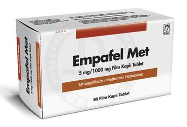 Empafel Met 5 mg/1000 mg Film Kaplı Tablet (60 adet)