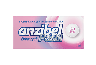 ANZİBEL 5 MG/4 MG/3 MG EKİNEZYALI PASTİL, 20 ADET