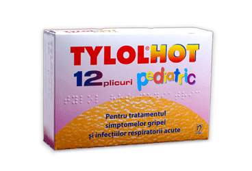 TYLOL HOT PEDİATRİK TEK KULLANIMLIK TOZ İÇEREN 12 POŞET