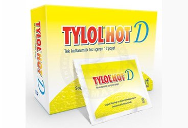 TYLOL HOT D TEK KULLANIMLIK TOZ İÇEREN 12 POŞET