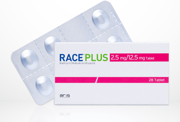 RACE PLUS 2.5 MG/12.5 MG TABLET, 28 ADET