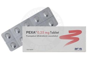PEXA 0.25 MG TABLET , 100 ADET