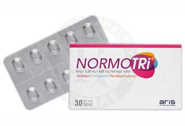NORMOTRİ 5 MG/1.25 MG/4.07 MG FİLM KAPLI TABLET, 30 ADET