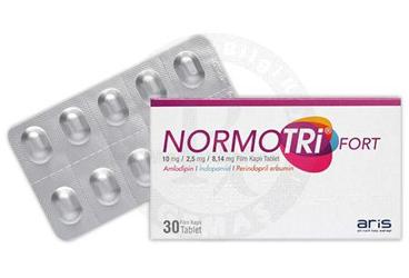 NORMOTRİ FORT 10 MG/2.5 MG/8.14 MG FİLM KAPLI TABLET, 30 ADET